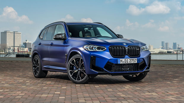 BMW X3 M 2022 front 3/4