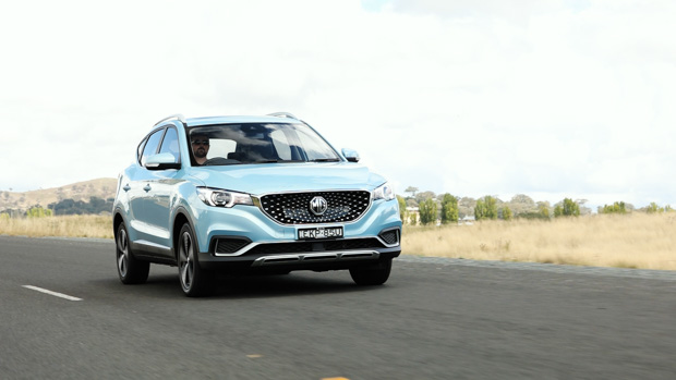 MG ZS EV 2021 blue