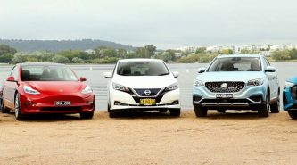 We test five electric cars until they die in an Australian EV range test: Model 3, Kona, Leaf, ZS EV and e-tron tested