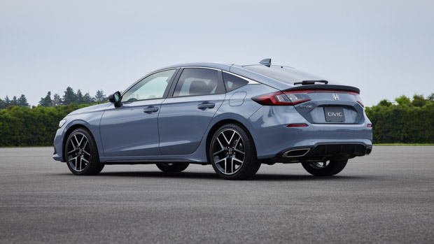 Honda Civic hatch 2022 rear 3/4 2