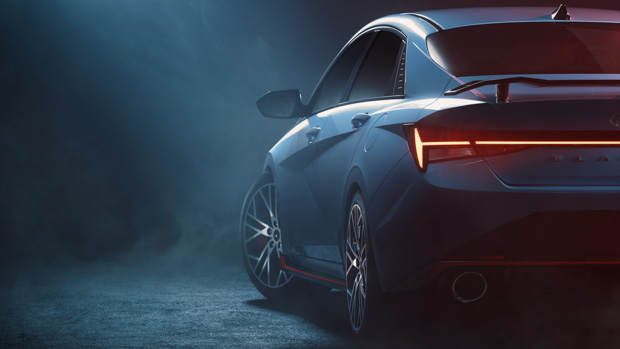 Hyundai i30 N Sedan 2022 rear teaser
