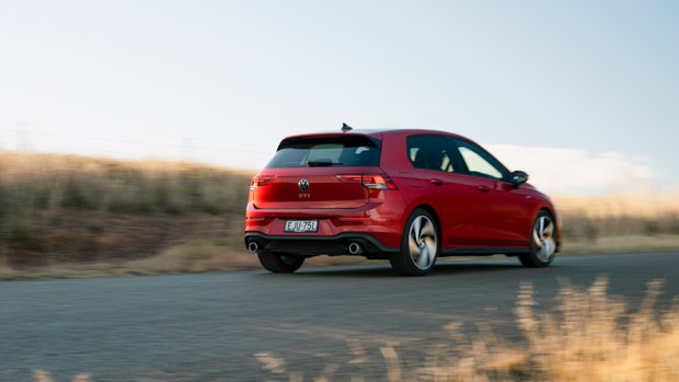 Volkswagen Golf GTI 2021 Kings Red rear end