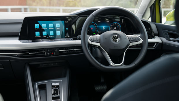 Volkswagen Golf Life 2021 Mk 8 dashboard