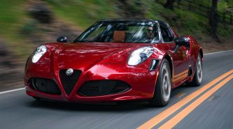 Alfa 4C 2021: exclusive 33 Stradale Tributo headed for Australia with gold wheels