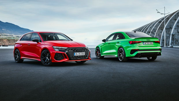 Audi RS3 2022 hatch and sedan