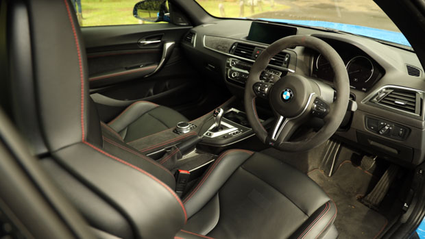 BMW M2 CS 2021 interior driver's side