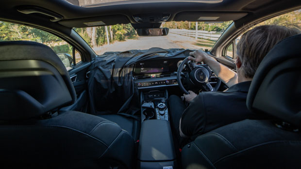 Kia Sportage 2022 testing interior