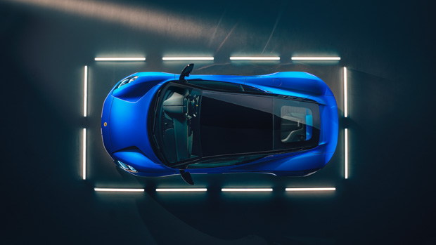 Lotus Emira 2022 above