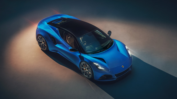 Lotus Emira 2022 front 3/4 above