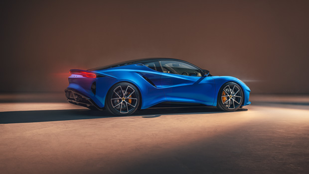 Lotus Emira 2022 rear 3/4
