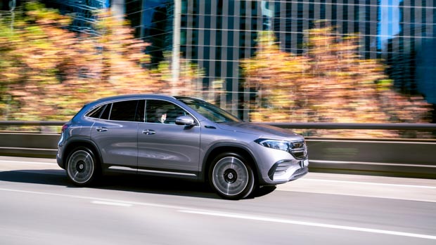 Mercedes-Benz EQA 2021 side profile