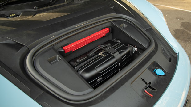 Porsche Taycan 4S 2021 front boot frunk