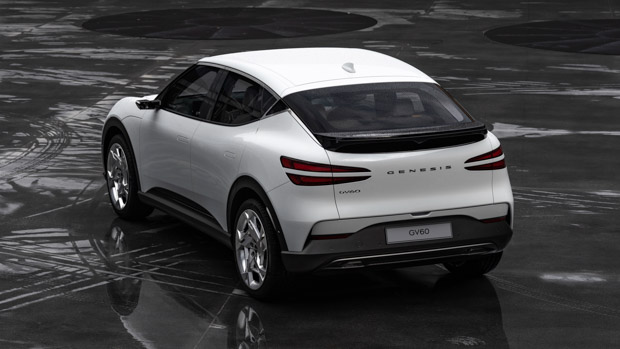 Genesis GV60 2022 rear 3/4