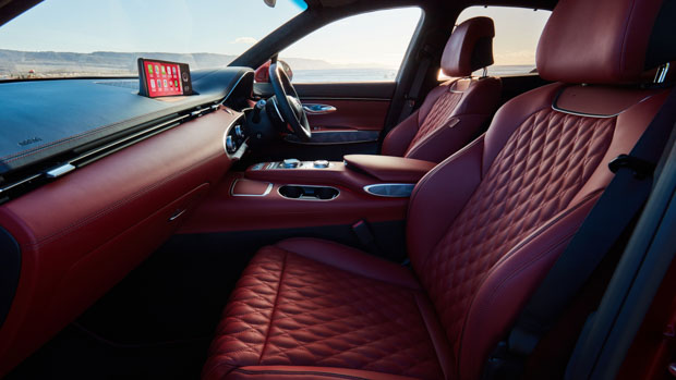 Genesis GV70 3.5 2022 red interior