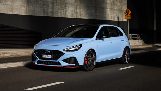 Hyundai i30 N 2021 Premium w/sunroof front 3/4 static