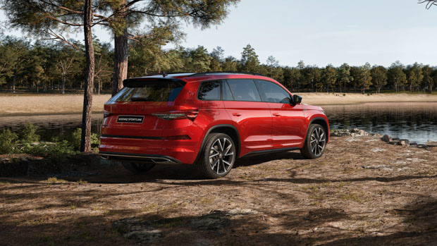Skoda Kodiaq 2022 SportLine rear distance