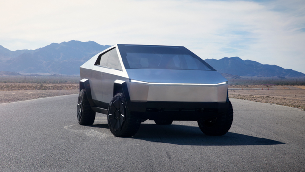 Tesla Cybertruck 2022 front 3/4