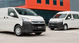 Toyota HiAce 2022: update adds vehicle tracking, drops petrol V6 option