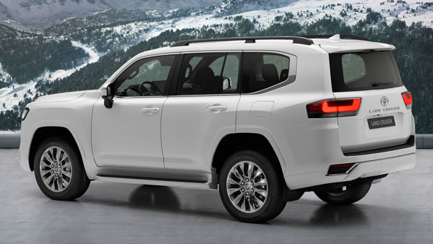 Toyota LandCruiser 300 Series 2022 rear 3/4