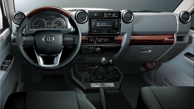 Toyota LandCruiser 70 Series 70th anniversary edition 2022 interior