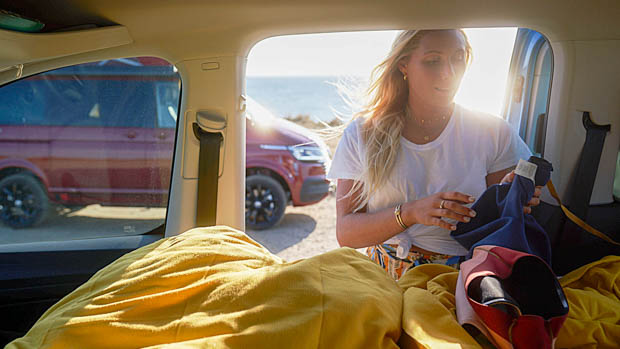Volkswagen Caddy California 2022 interior shot