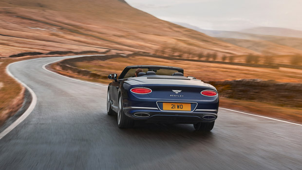 Bentley Continental GT Speed 2022 convertible rear