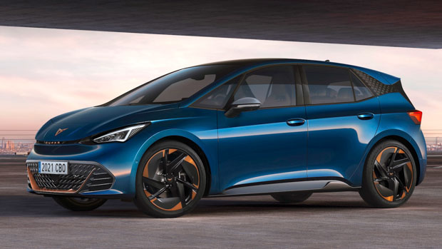 Cupra Born 2022 front end