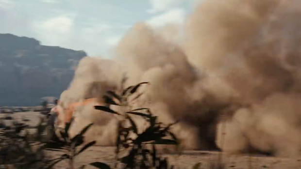 Ford Bronco Raptor 2022 teaser dust