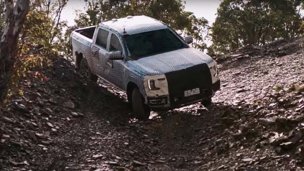 Ford Ranger 2022 front 3/4 hill