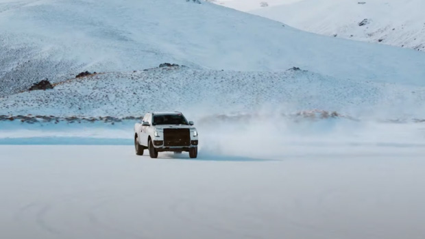 Ford Ranger 2022 ice drifting