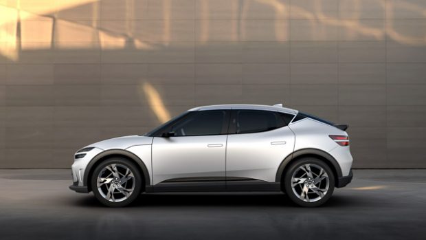 2022 Genesis GV60 white exterior left side