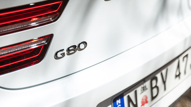 Genesis G80 2.2D Badge