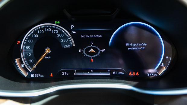 Genesis G80 2.2D Cluster