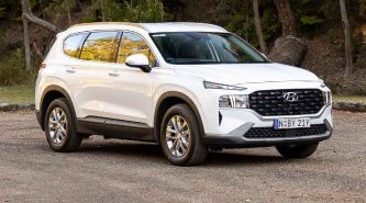 Hyundai Santa Fe base model 2021 review
