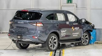 Isuzu MU-X 2021: five-star ANCAP crash rating for large SUV