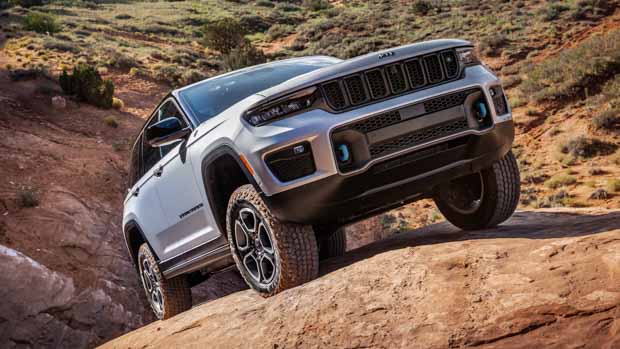 Jeep Grand Cherokee 4xe Trailhawk 2022 silver front