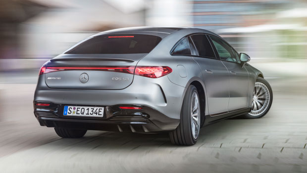 Mercedes-AMG EQS 53 2022 rear steering