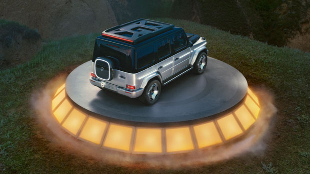 Mercedes-Benz Concept EQG rear 3/4