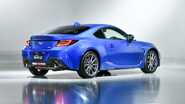 Subaru BRZ 2022 WR blue rear