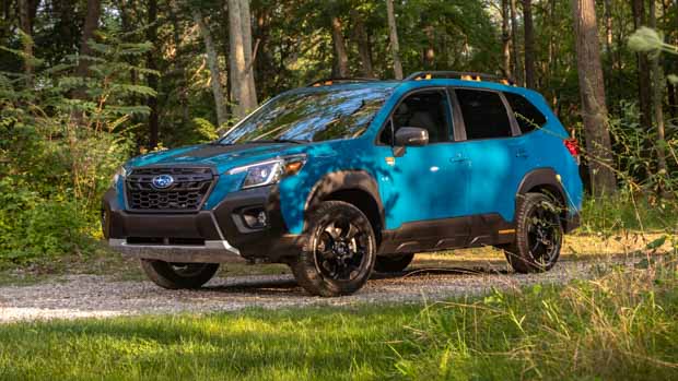 Subaru Forester Wilderness edition 2022 front 3/4