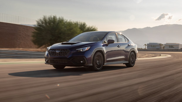 Subaru WRX 2022 front 3/4 driving