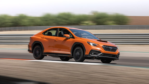 Subaru WRX 2022 side driving