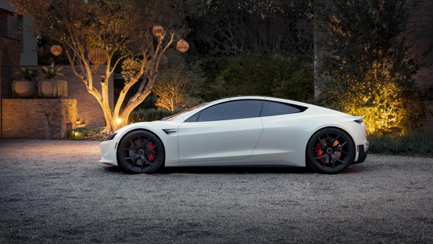Tesla Roadster 2023 side