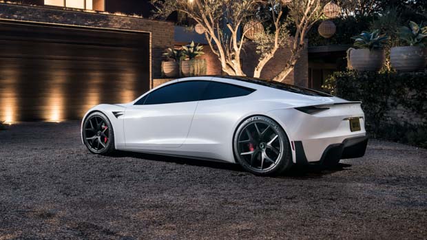 Tesla Roadster 2023 rear 3/4