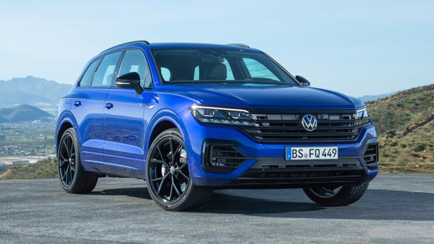 Volkswagen Touareg R 2022 lapiz blue front