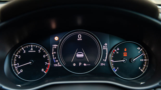 2021 Mazda CX30 instrument cluster