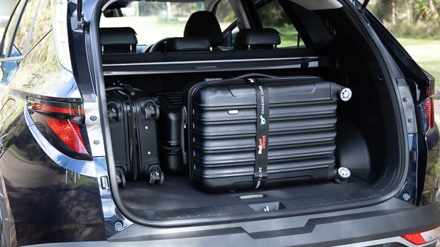 2021 Hyundai Tucson Elite 2.0D boot space