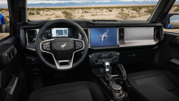 Ford Bronco interior 2 2021