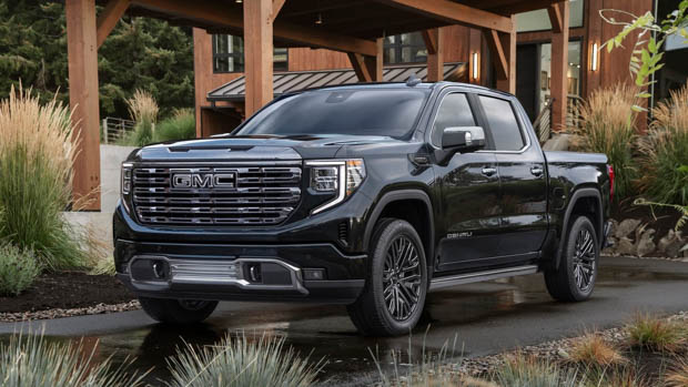 GMC Sierra front 3/4 view