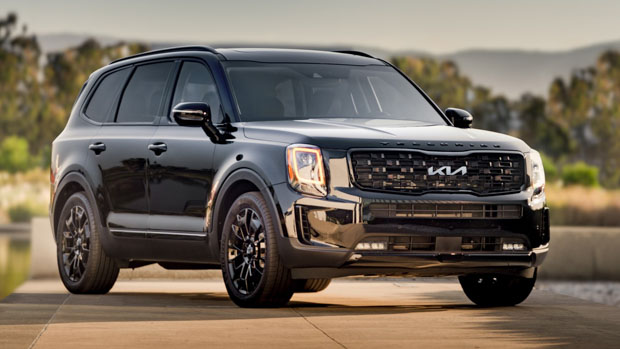Kia Telluride 2022 entrance 3/4 static